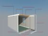 flat back modular container house